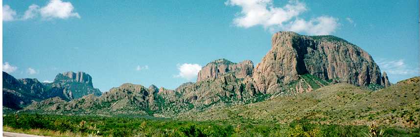 Cissos Mountains in BigBend NP
